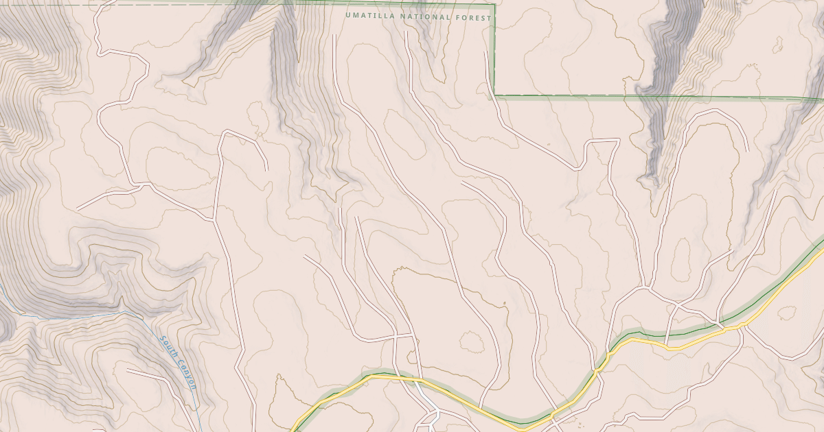 Map preview of USFS Motor Vehicle Use Map Roads {47335897-17A6-4330-ACBC-63122C328C24}