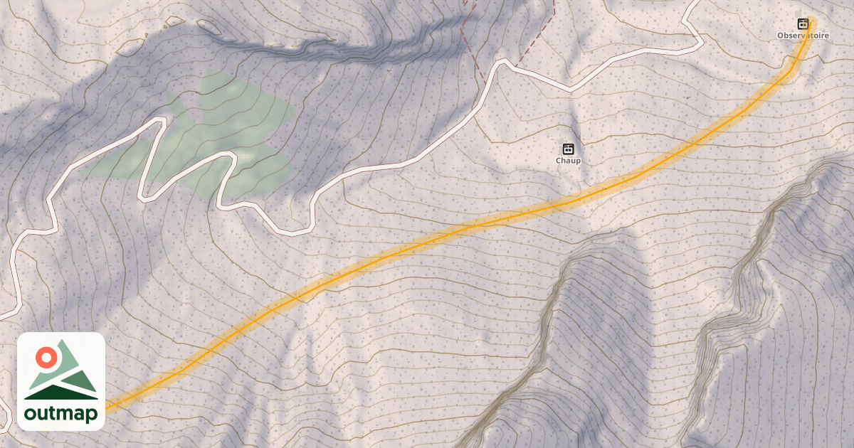 Map of L'Aiguille Hors Piste