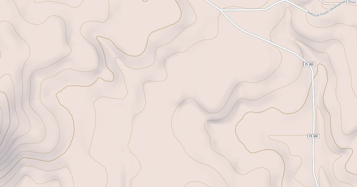 Map preview of USFS National Forest System Roads {660DFA51-C4D2-455E-BD99-F253F3A1BF57}