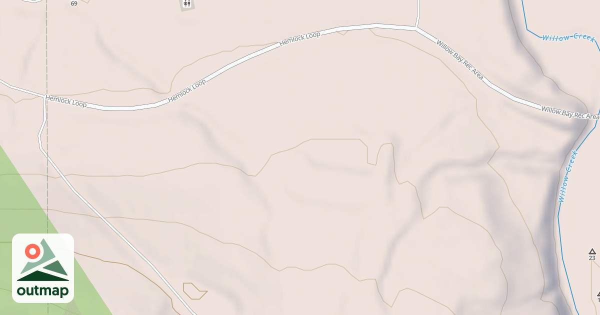 Map of WILLOW BAY - BA