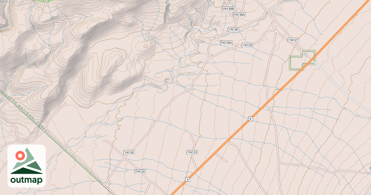 Map of USFS National Forest System Roads {4D8D9385-1F35-44F5-B0F9-A96B2A1A9AA1}