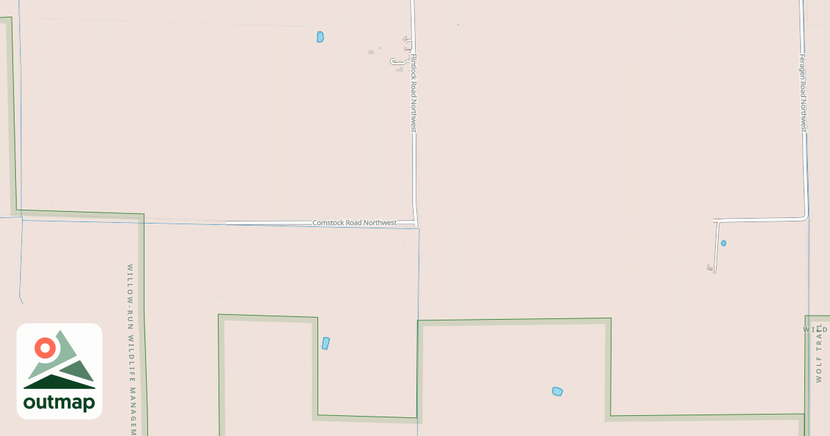 Map of Fourtown-Grygla Trail System