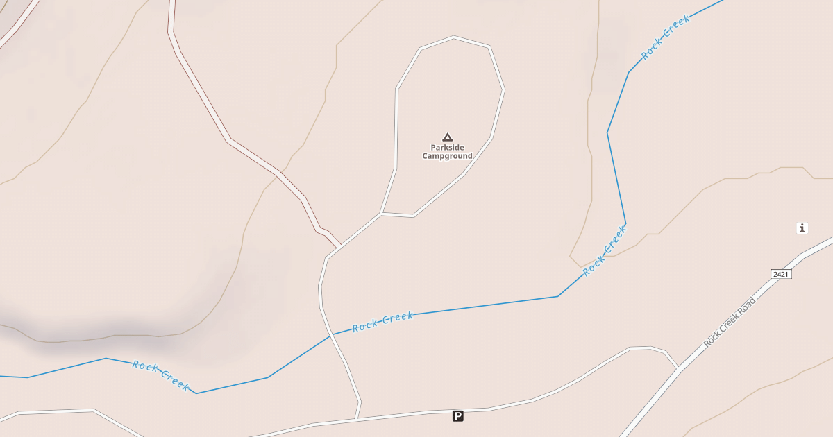 Map preview of LOWER PARKSIDE CAMPGROUND LOOP