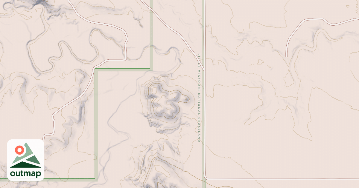 Map of (FDR) EAST DEEP CREEK