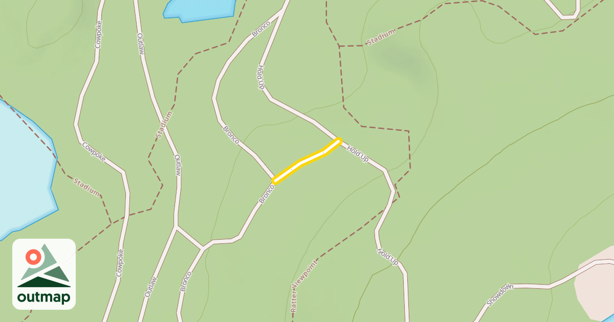 Map of Bronco