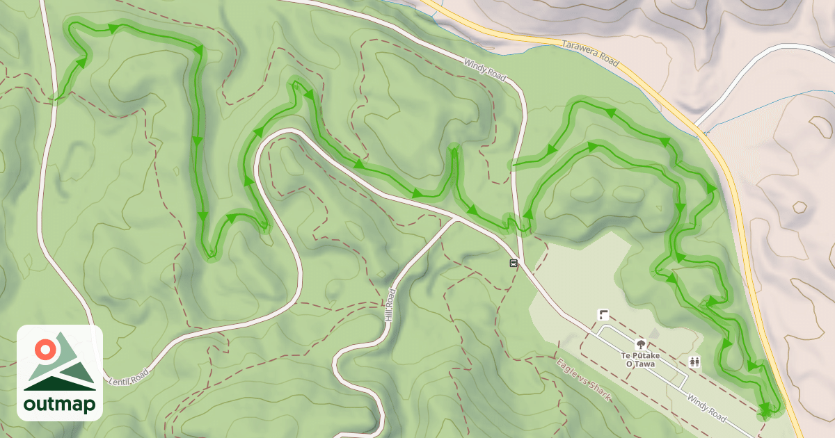 Map of Te Pou Koropu