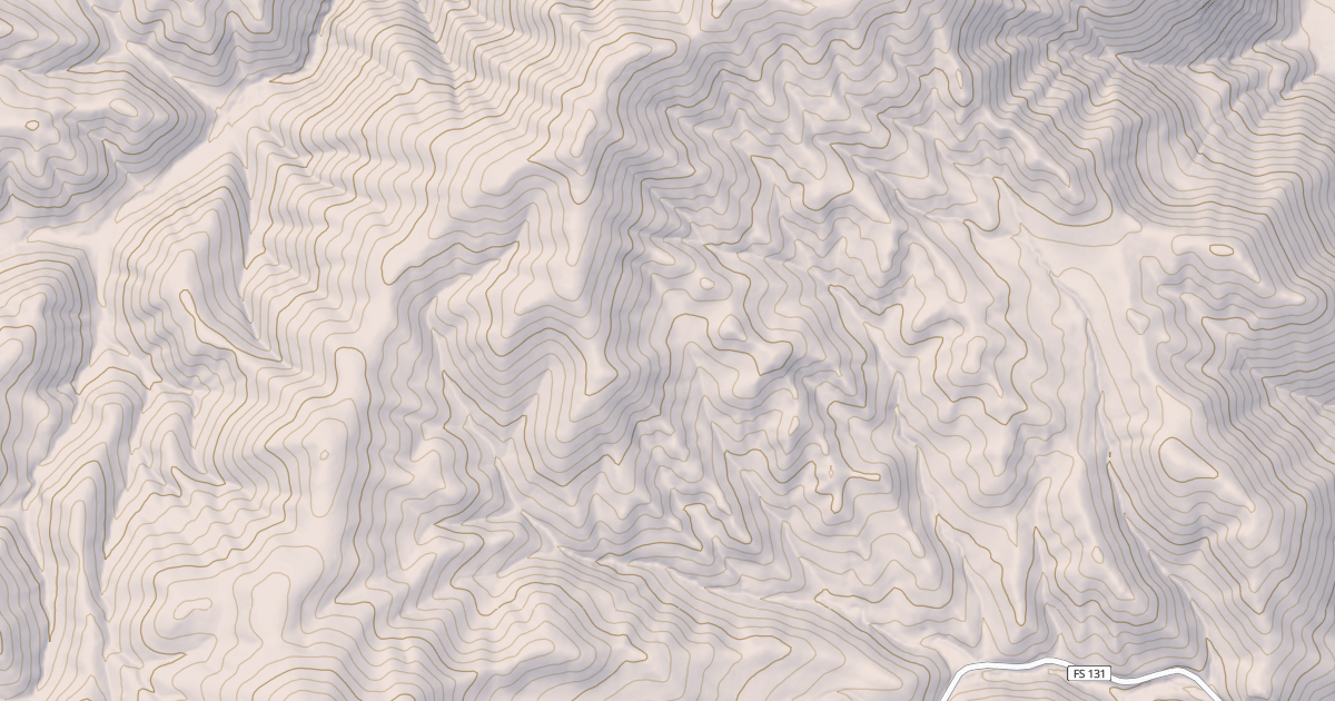 Map preview of COW CREEK JEEP TRAIL