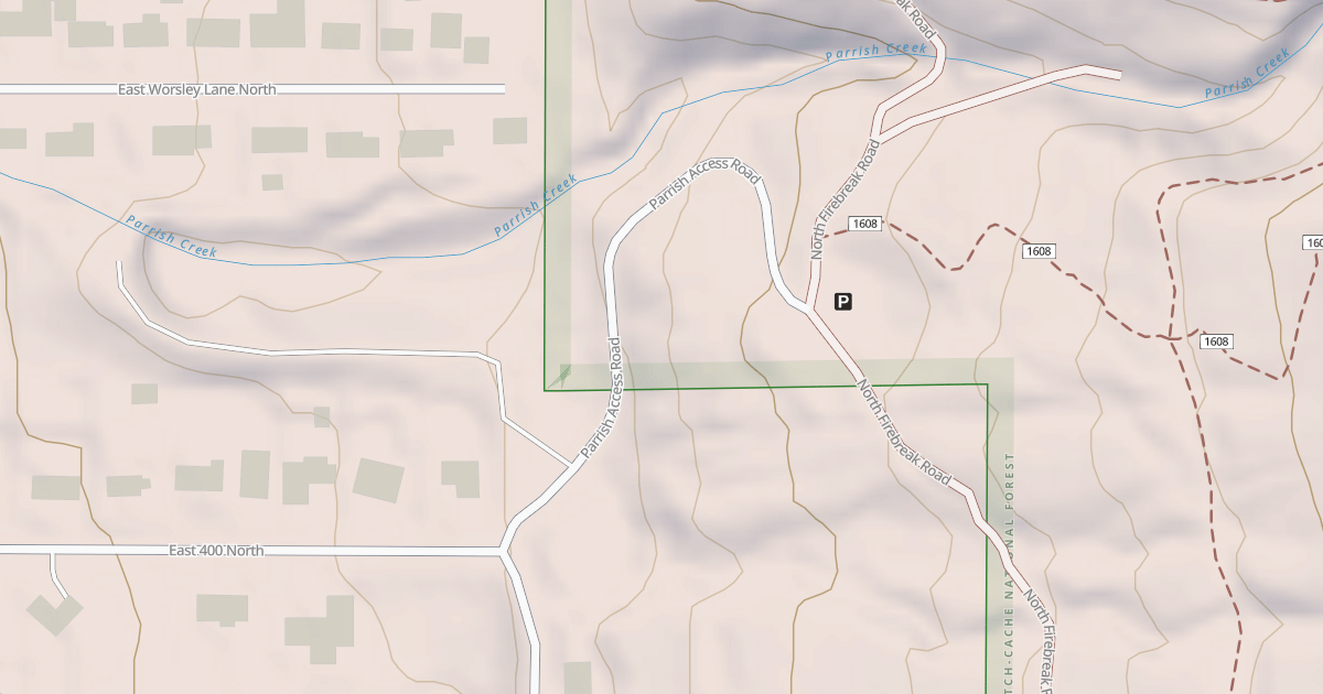 Map preview of PARRISH ACCESS