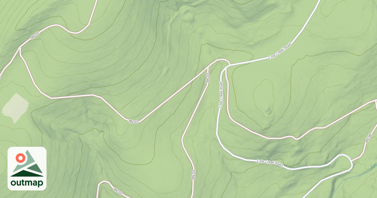 Map of COLE MUD