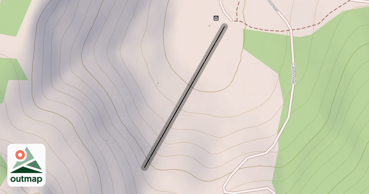 Map of Lower Canyon