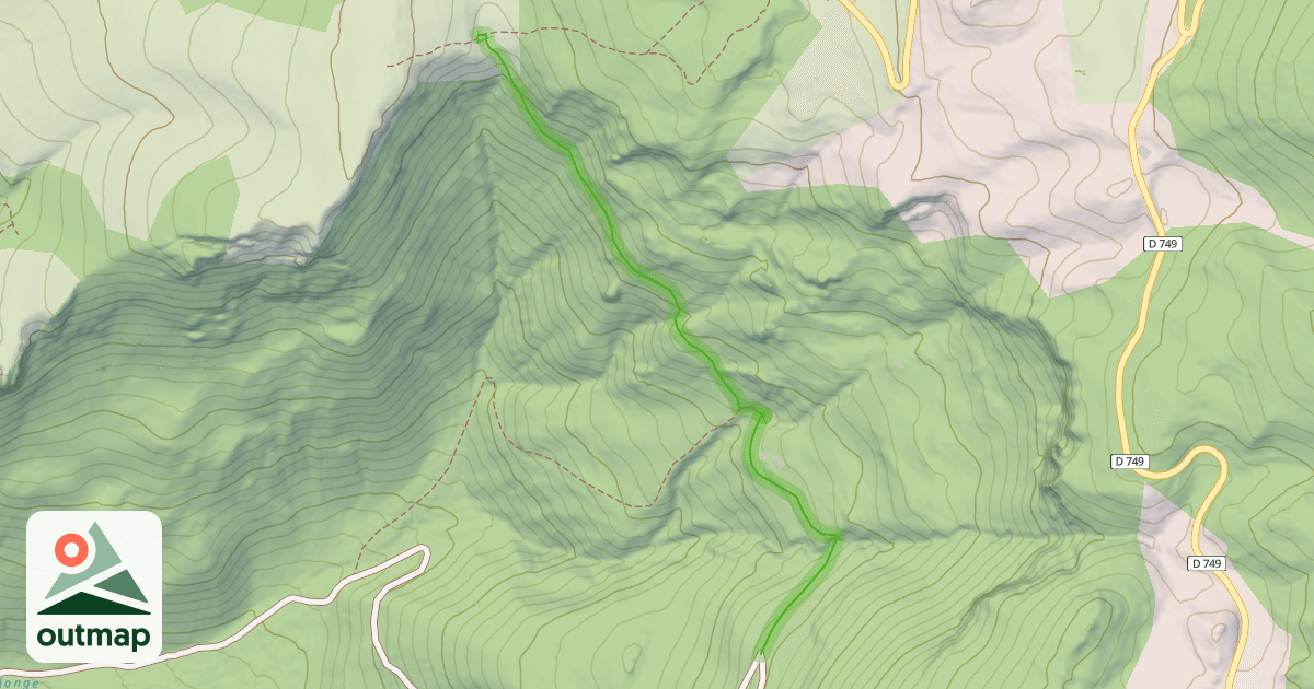 Map of Chemin du Pas du Bouquet