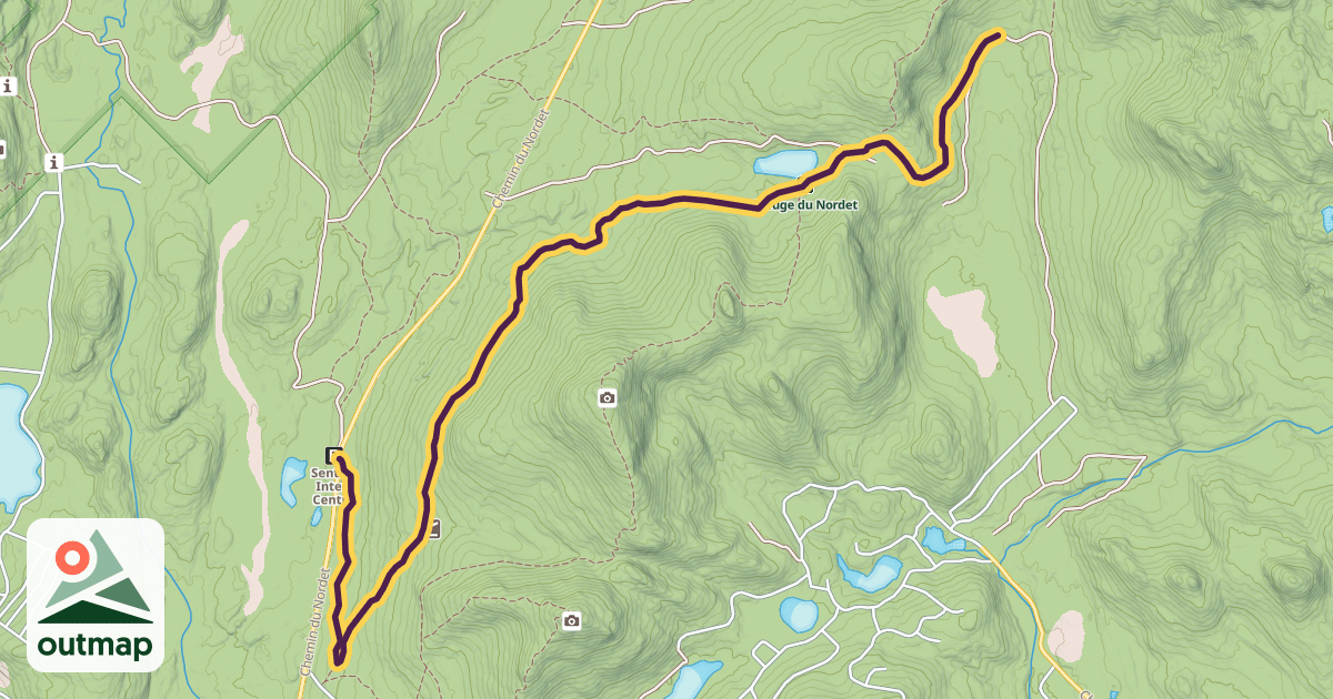 Map of Sentier Intercentre
