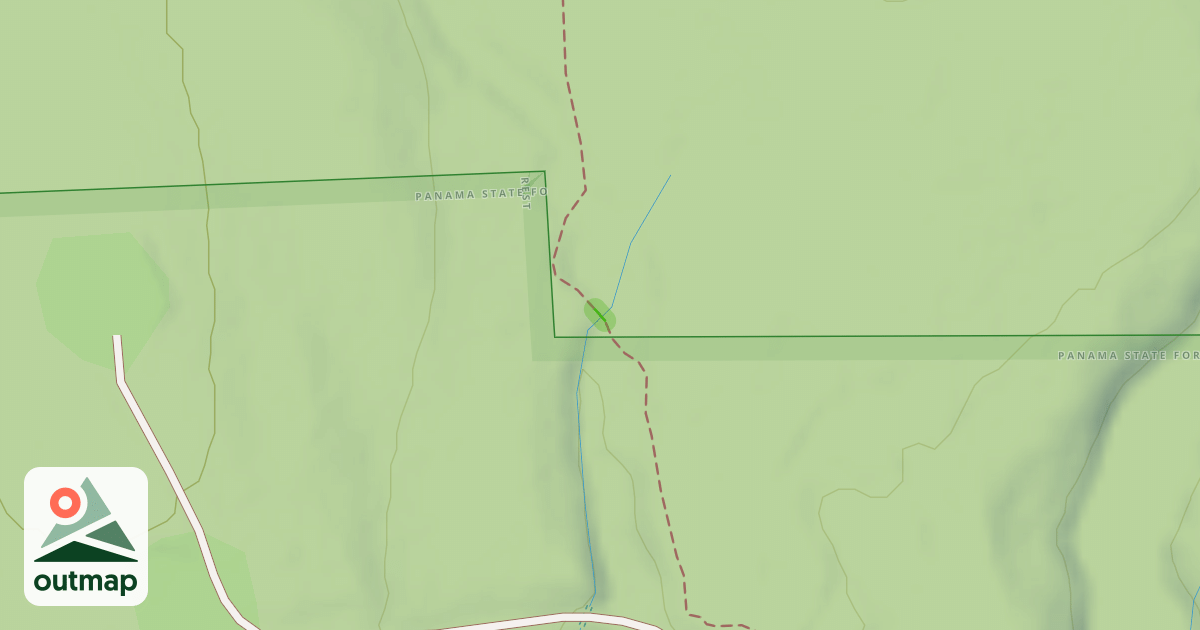 Map of Fred J. Cusimano Westside Overland Trail