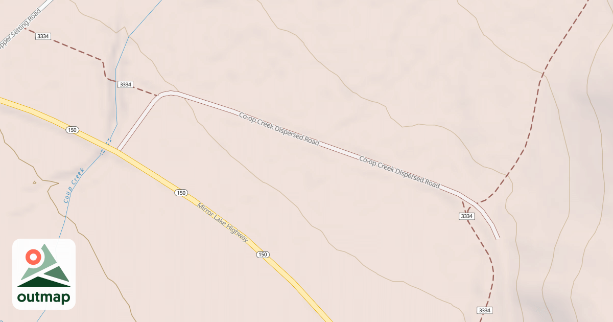 Map of CO-OP CREEK DISPERSED