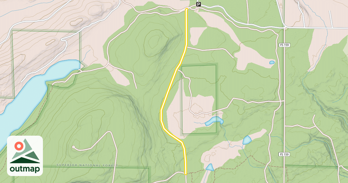Map of Deer Yard Road