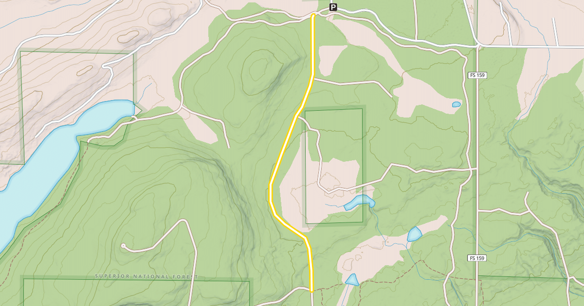 Map preview of Deer Yard Road