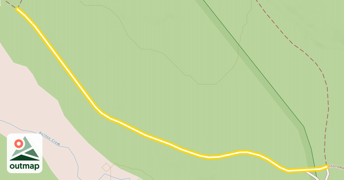 Map of Antone Meadows Trail