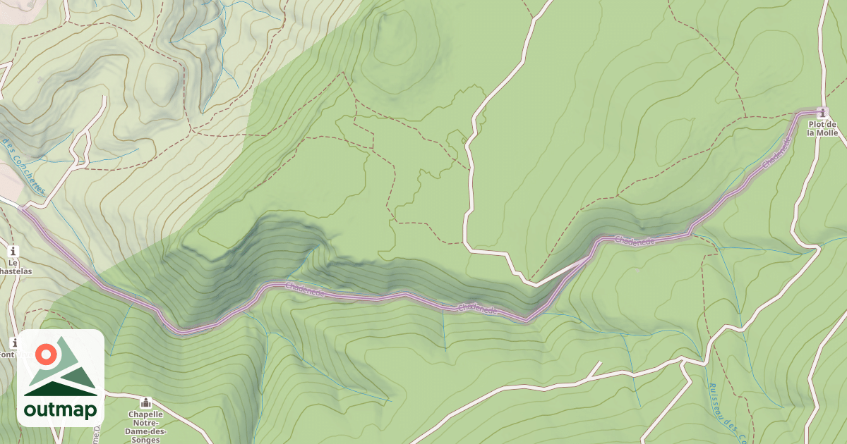 Map of Chadenede