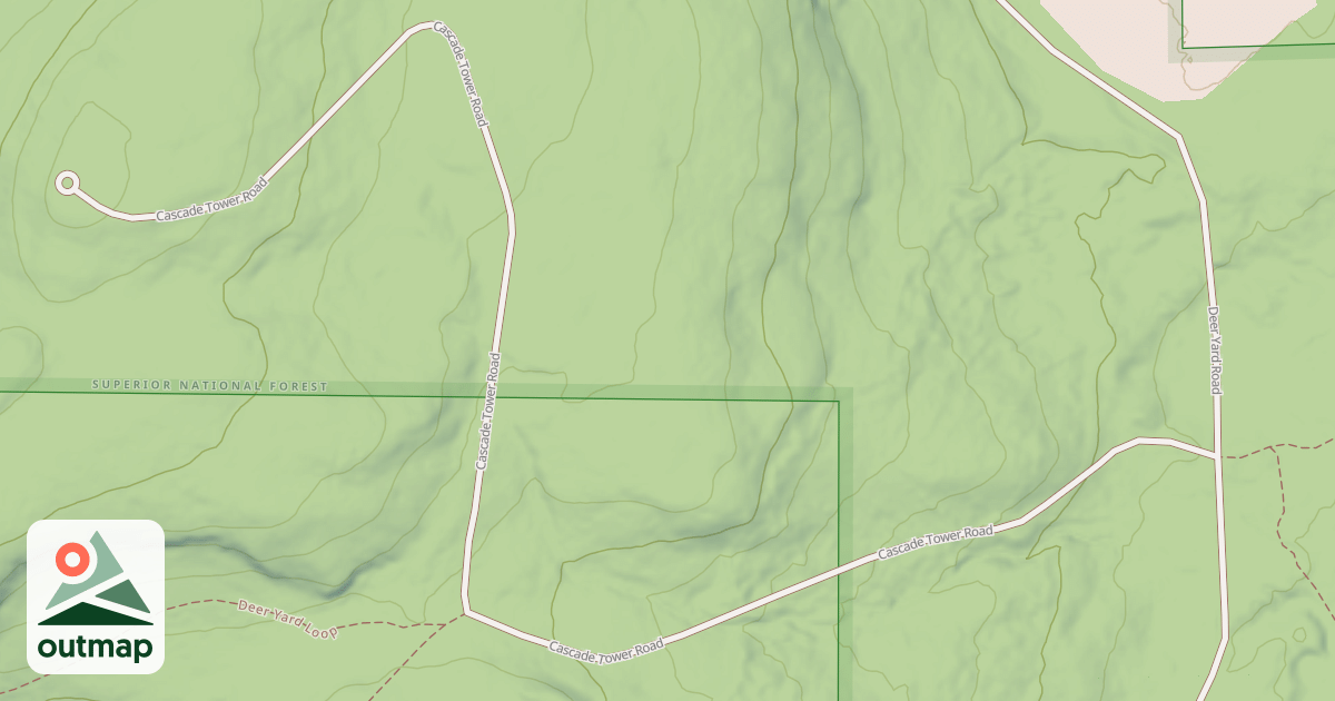 Map of CASCADE TOWER ROAD