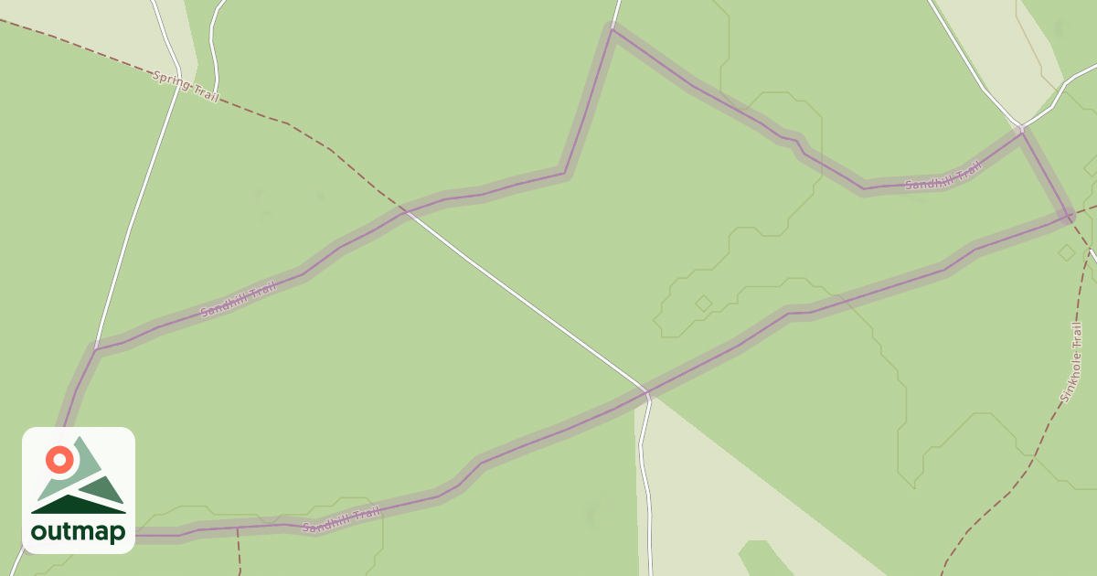 Map of Sandhill Trail