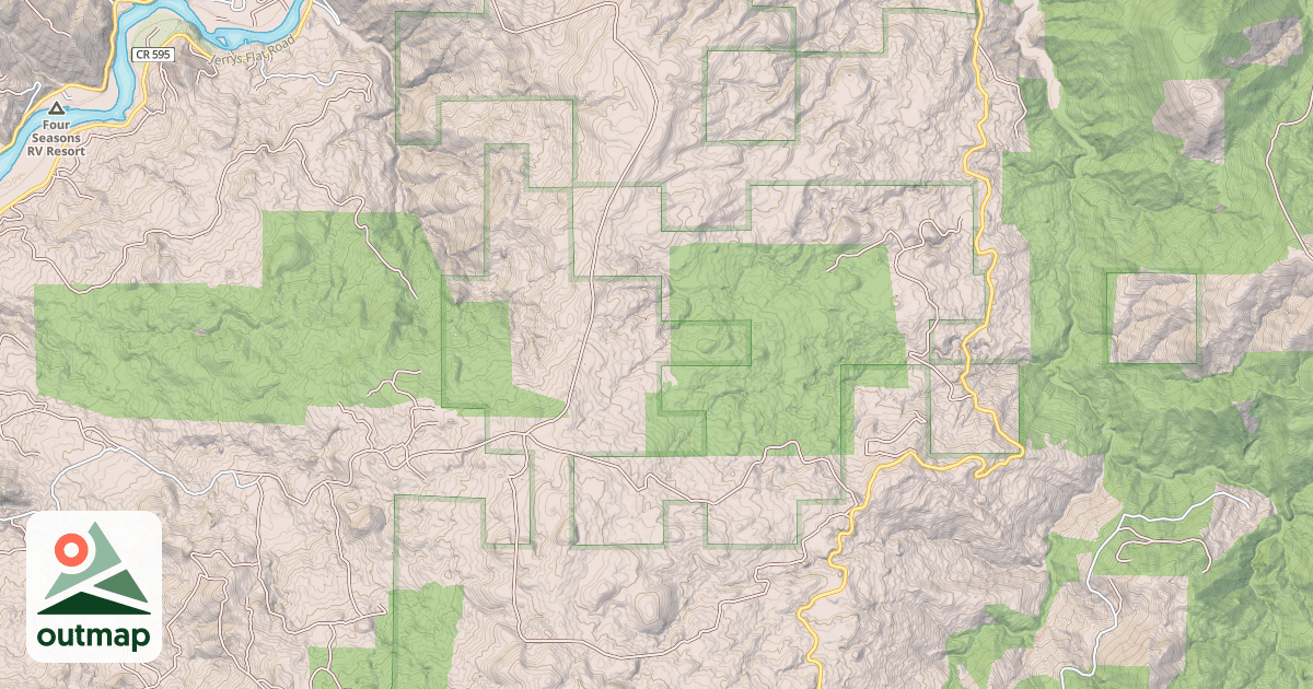 Map of FROG LAKE