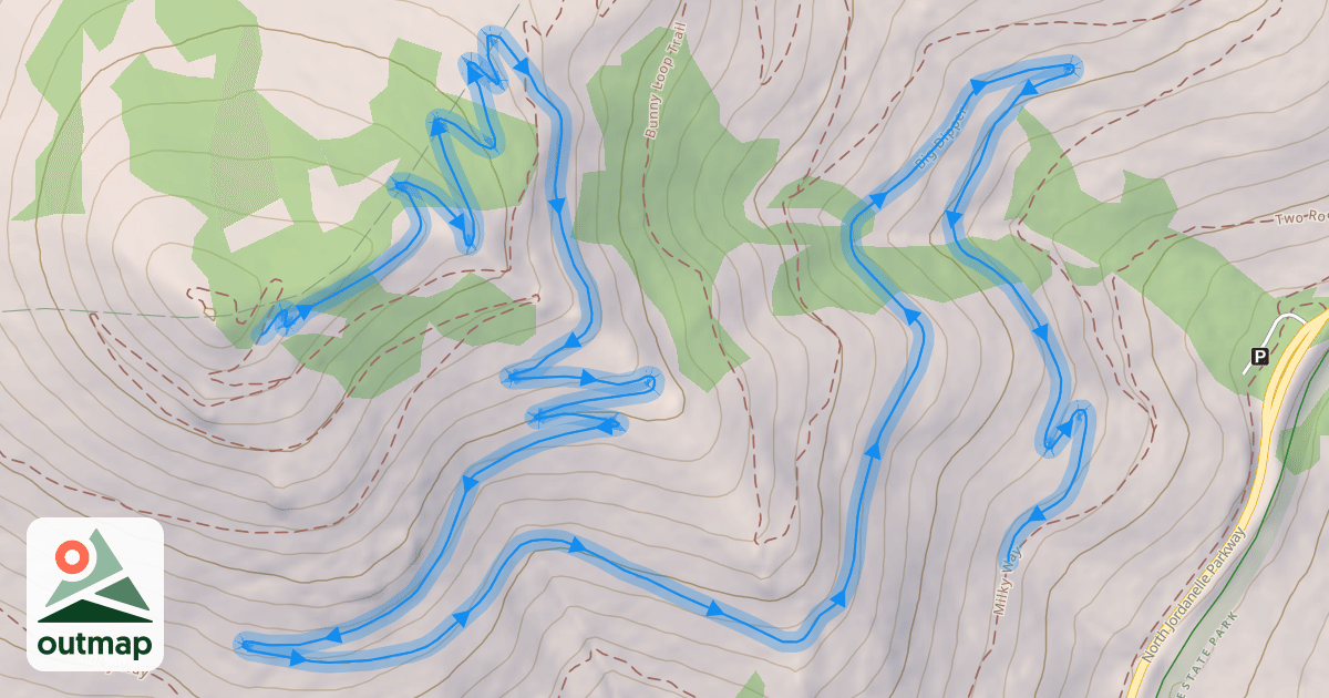 Map of Big Dipper