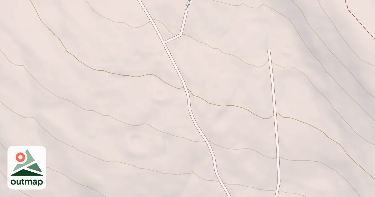 Map of Brickhouse Mountain Road