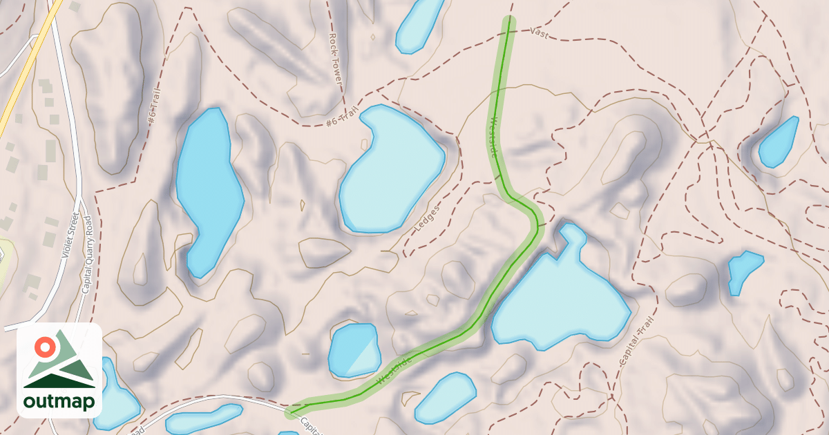 Map of Upper Mainline