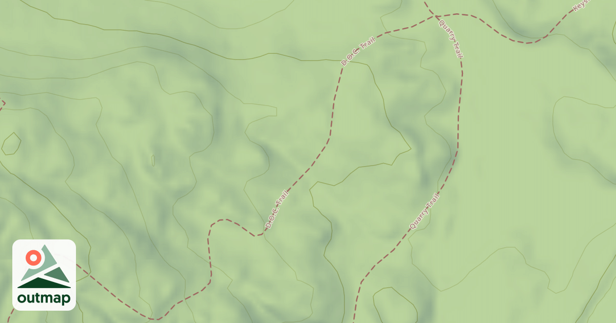 Map of D.O.C. Trail