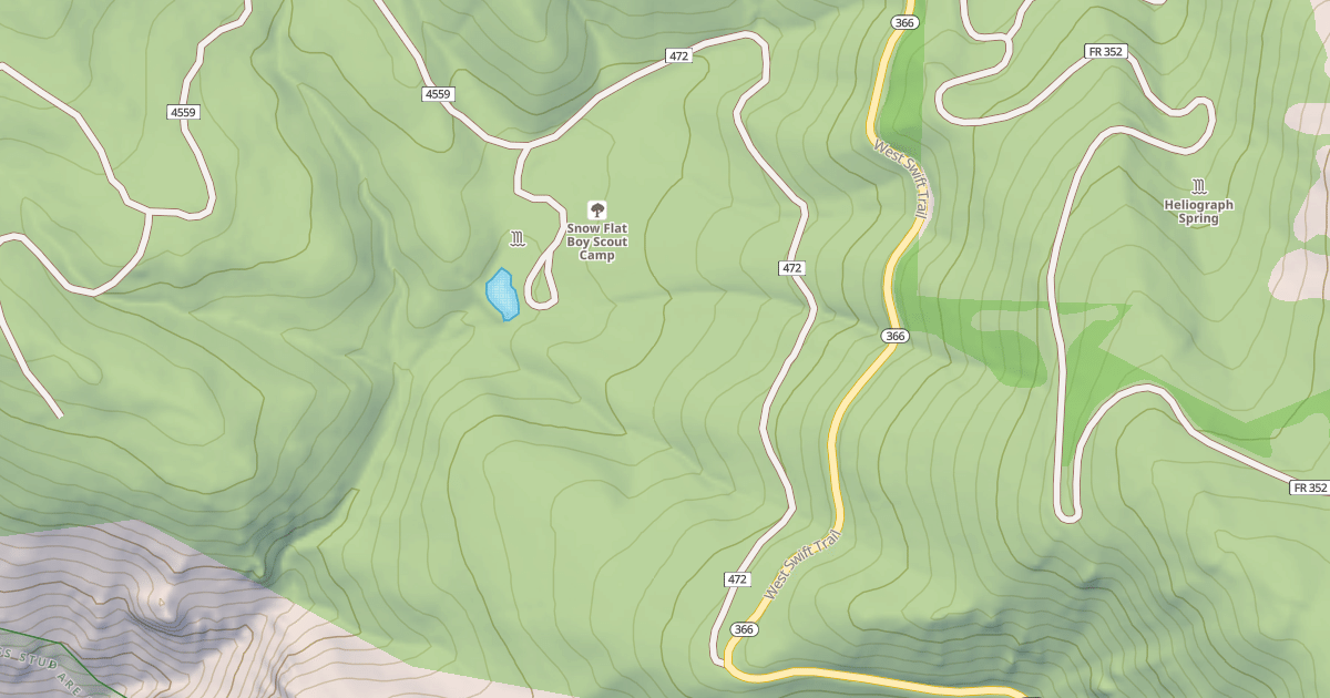 Map preview of SNOW FLAT CG