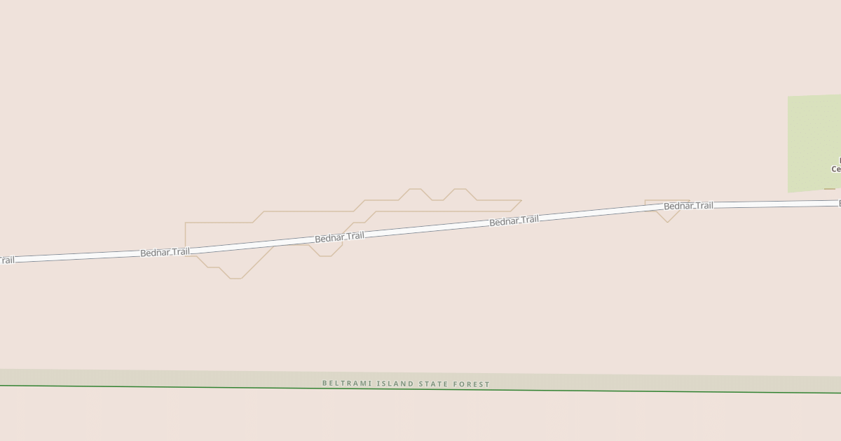 Map preview of Warroad/Roseau Trails
