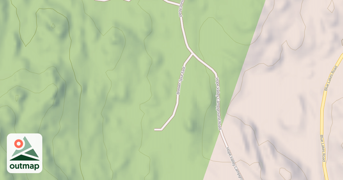 Map of BREWER SPUR E