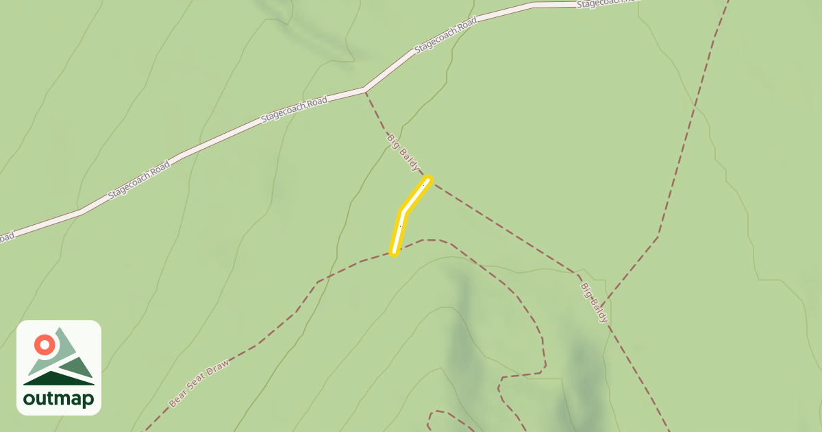 Map of Bear Seat Draw
