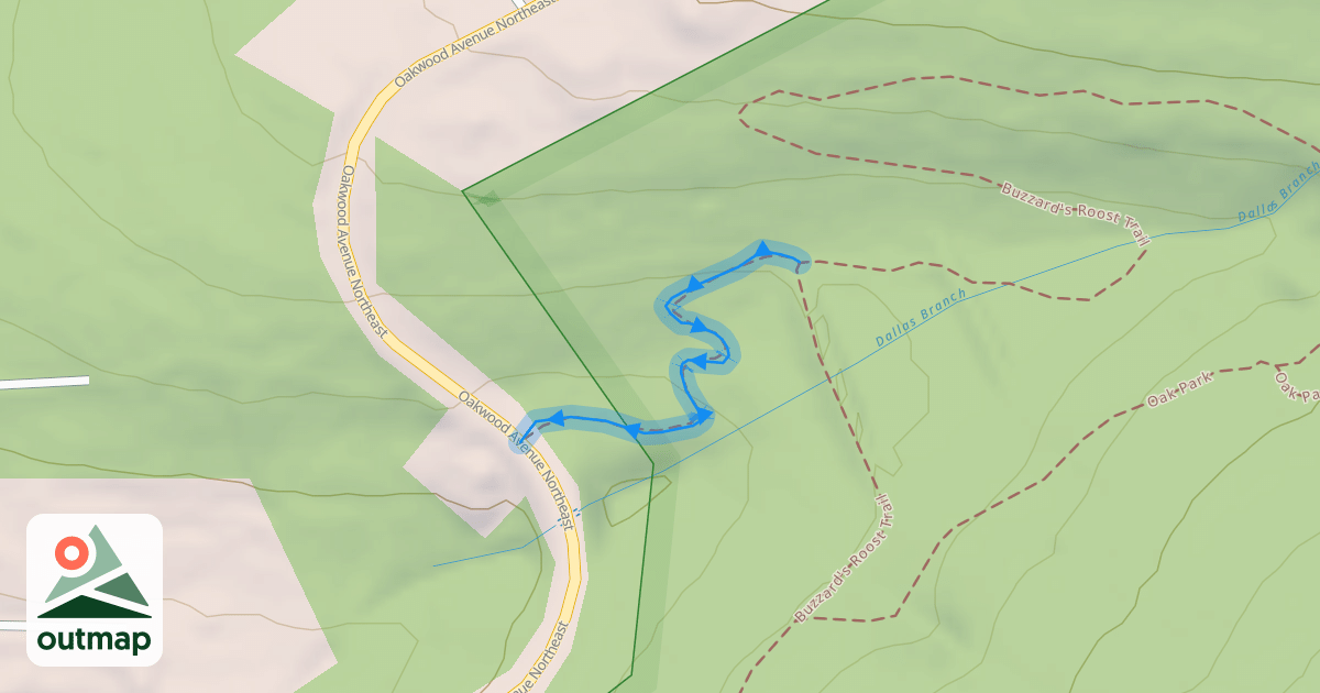 Map of Falcon Falls