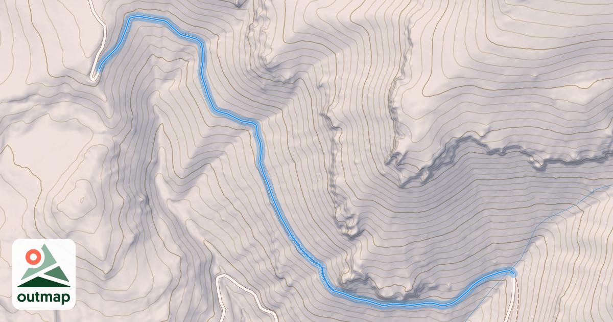 Map of South Fork Swan Creek Trail