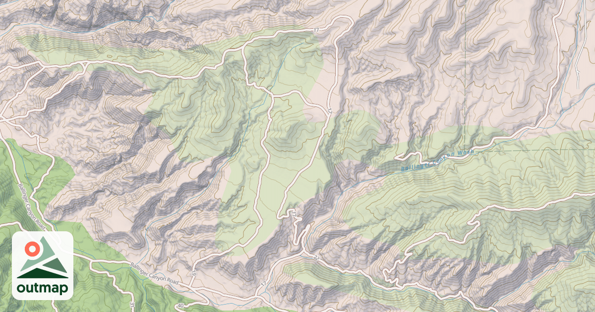 Map of USFS Motor Vehicle Use Map Trails 6782