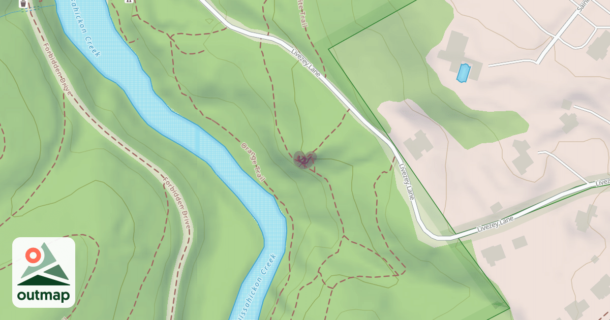 Map of Climbing Crag