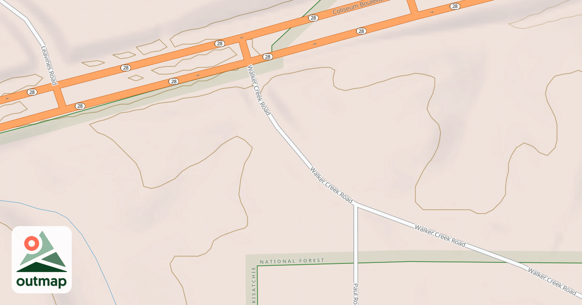 Map of USFS Motor Vehicle Use Map Roads {B41A196A-9EA7-45B9-8407-7BD3B99917E6}