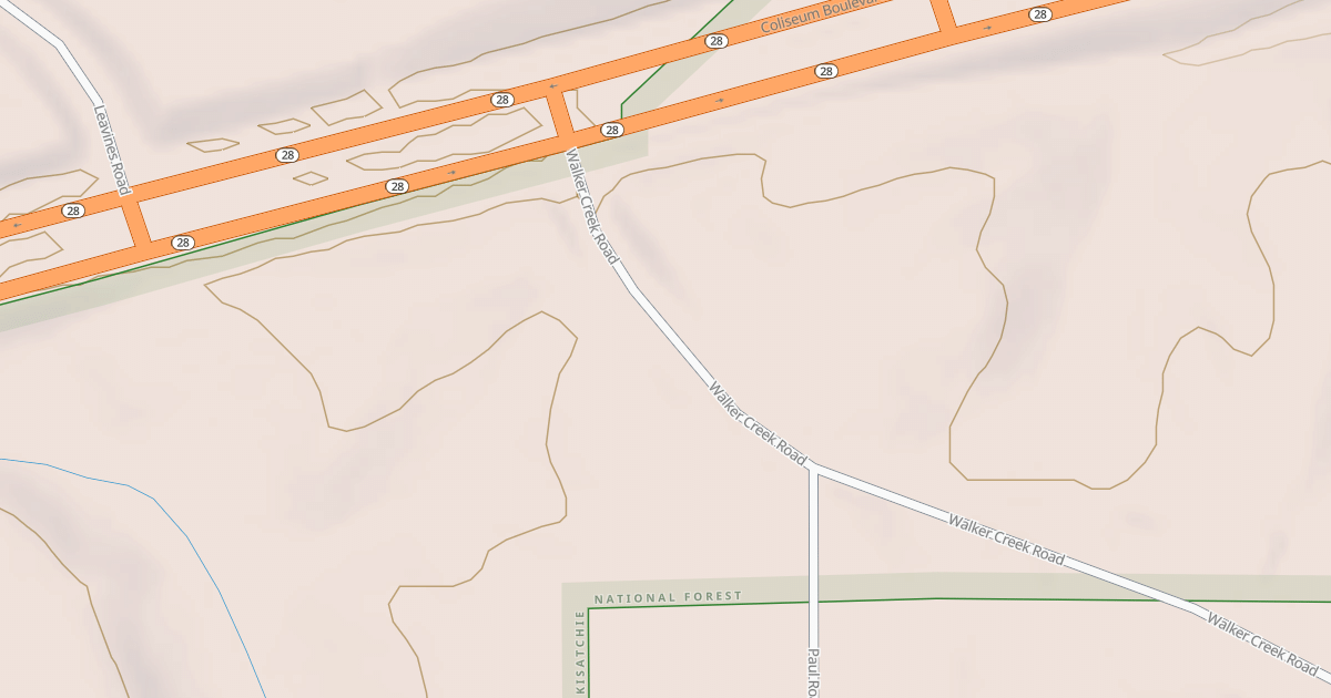 Map preview of USFS Motor Vehicle Use Map Roads {B41A196A-9EA7-45B9-8407-7BD3B99917E6}