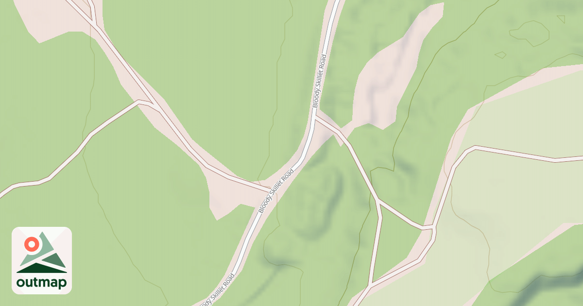 Map of Bloody Skillet ATV Trail