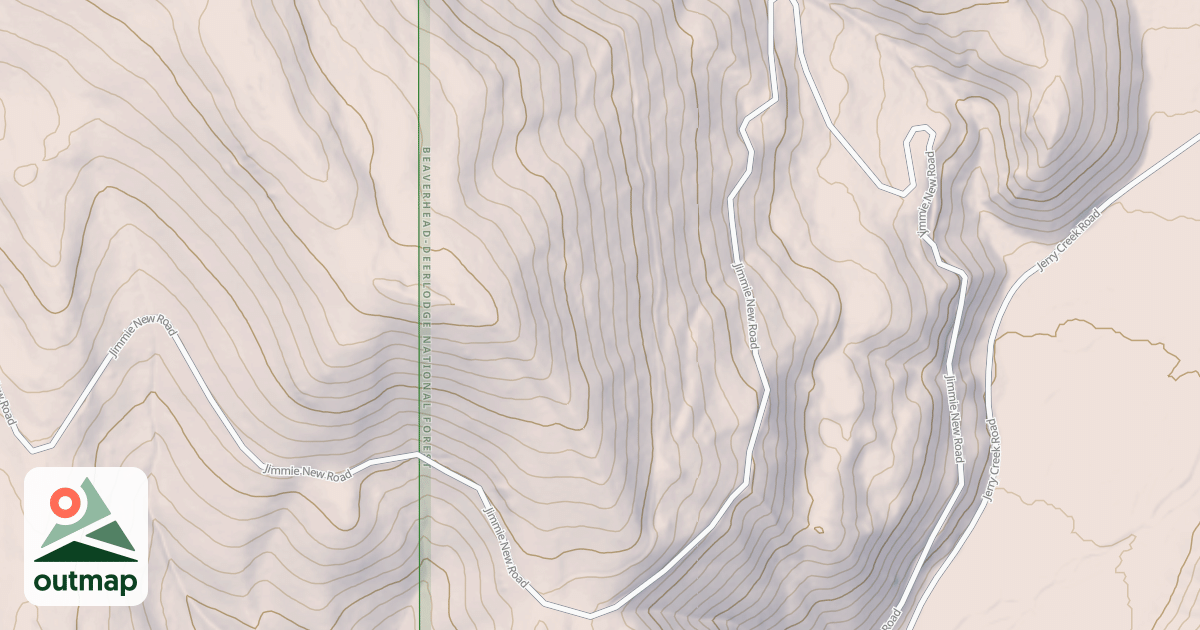 Map of LA DUCET CREEK