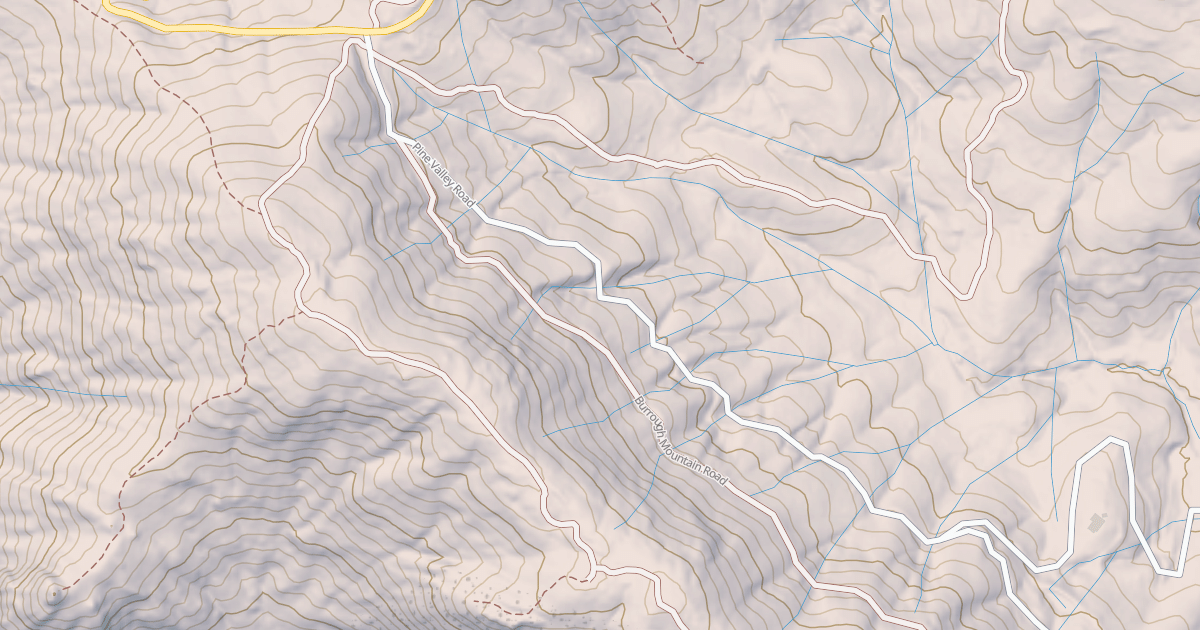 Map preview of BURROUGH MTN.
