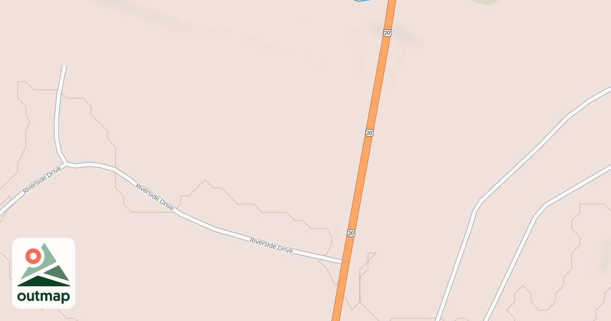 Map of PONDS TRAIL B