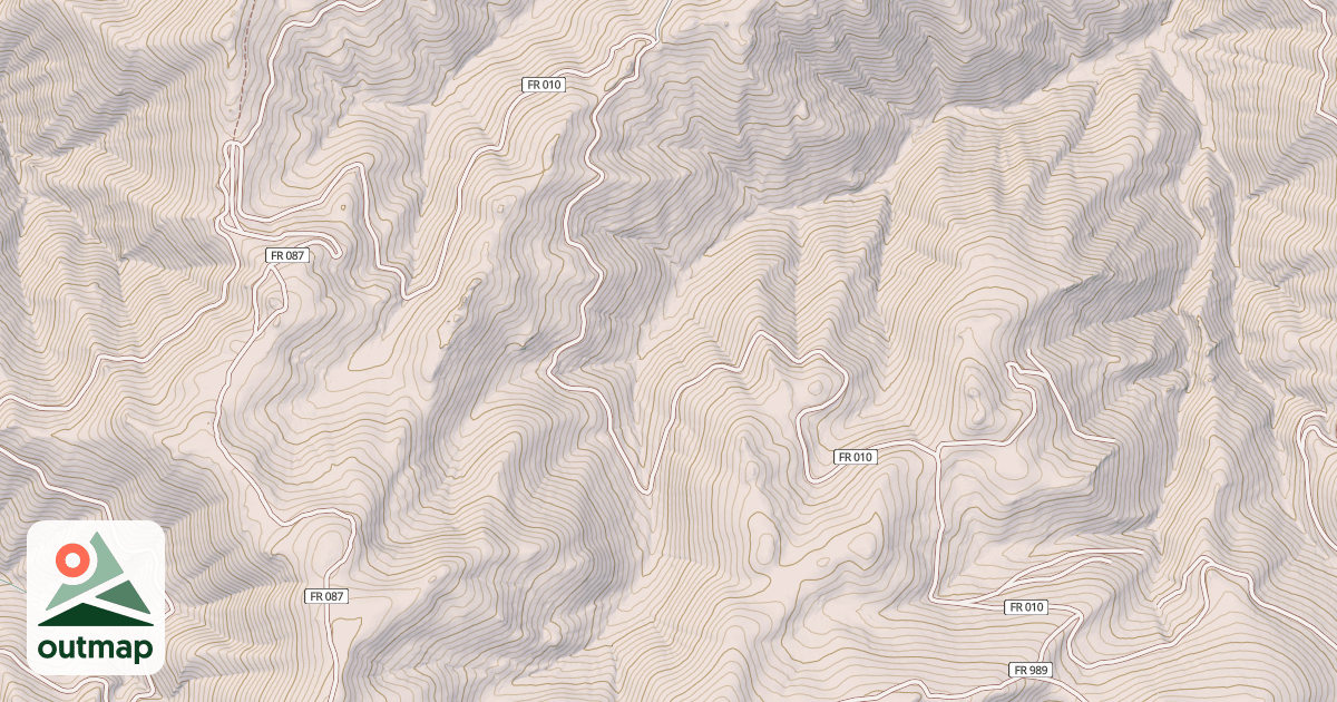 Map of COUCH SUMMIT-DEER PARK