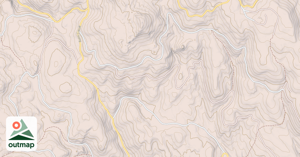 Map of Conundrum Creek Snowmobile