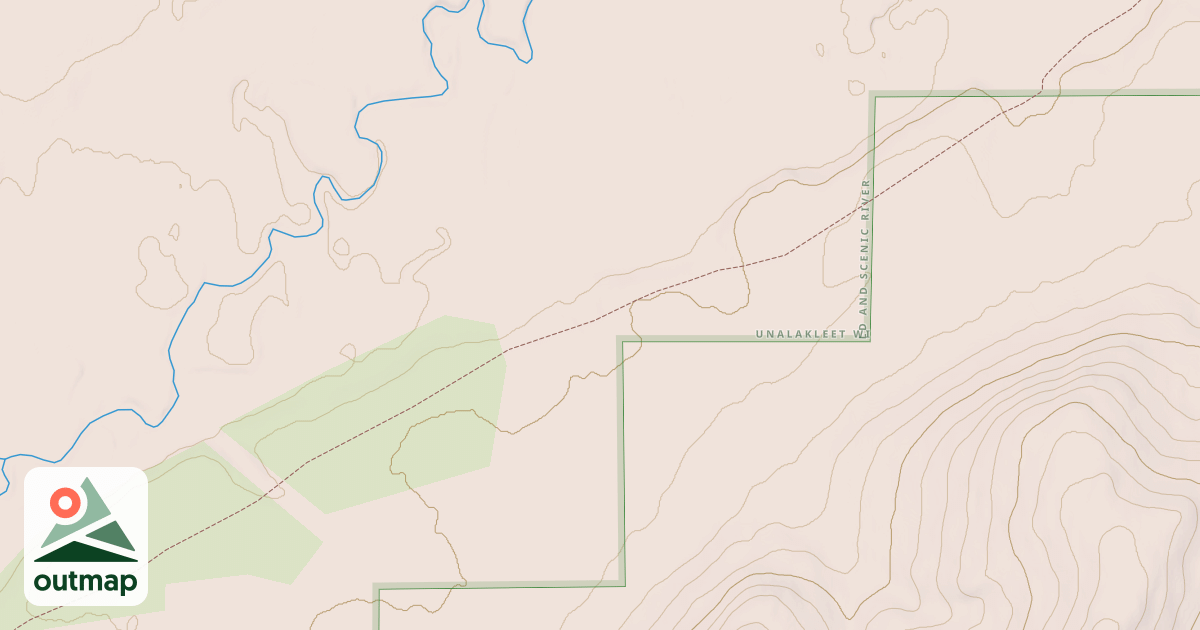 Map of Iditarod National Historic Trail