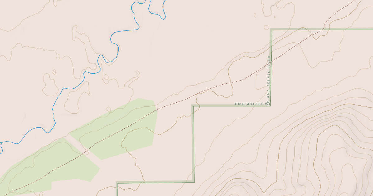 Map preview of Iditarod National Historic Trail