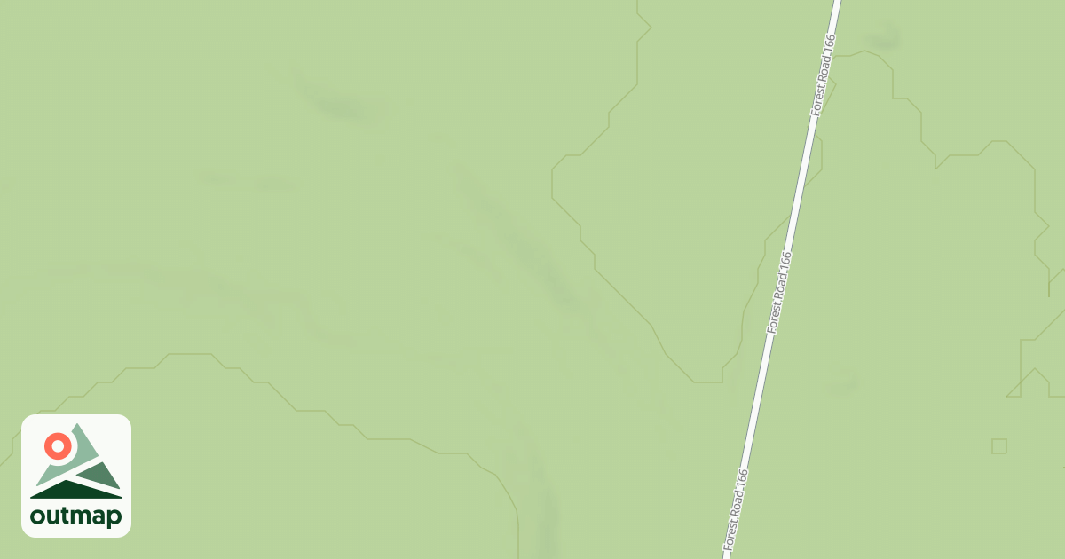 Map of FR 166H