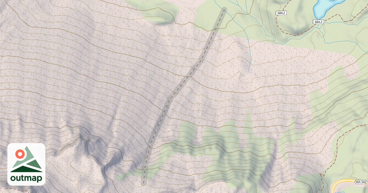 Map of Blueberry Chutes