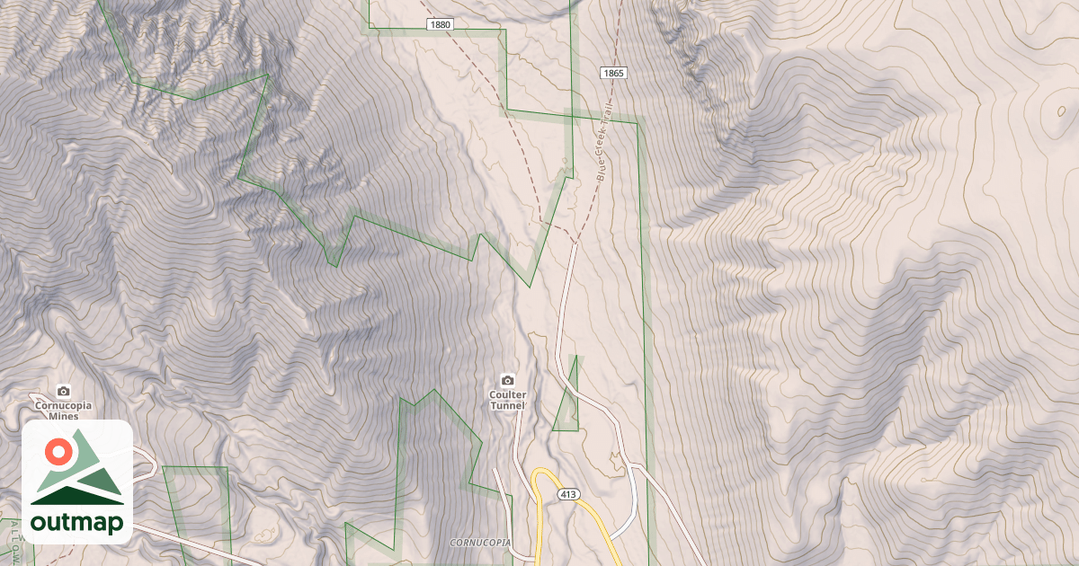 Map of USFS National Forest System Roads {A5617001-E5D8-4C7A-8B11-B306CE8442A1}